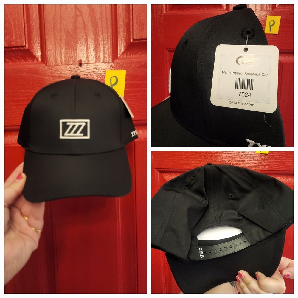 Zyia Black Adjustable Men's Hat new